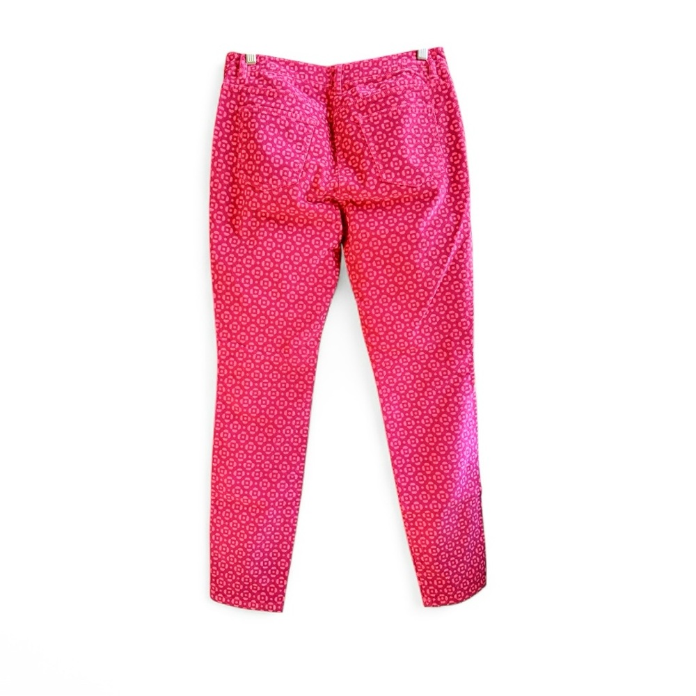 NWOT Boden Magenta Pink Patterned Skinny Cords - Picture 7 of 9